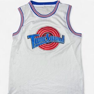 Tune Squad XL Bugs Bunny #1 basketball jersey white stitched